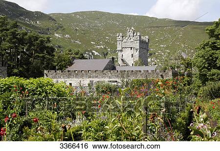 Glenveagh Castle, Glenveagh National Park, Ireland View Large Photo Image Stock Photograph - Glenveagh Castle, Glenveagh National Park, Ireland . Fotosearch