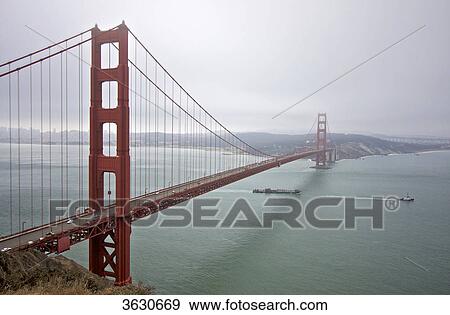 Golden Gate Bridge, San Francisco, California, USA View Large Photo Image Stock Photo - Golden Gate Bridge, San Francisco, California, USA . Fotosearch