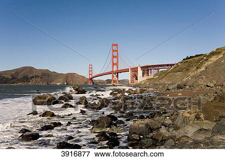 Stock Photo - Golden Gate Bridge, San Francisco, California, USA . Fotosearch