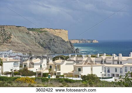 Holiday homes in Praia da Luz, Algarve, Portugal View Large Photo Image Stock Image - Holiday homes in Praia da Luz, Algarve, Portugal . Fotosearch