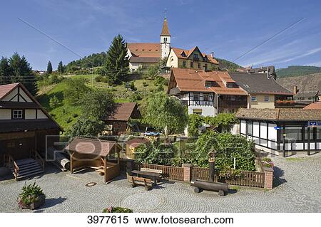 Holy cross church, Reichental, Baden-Wuerttemberg, Germany, Europe View Large Photo Image Stock Photography - Holy cross church, Reichental, Baden-Wuerttemberg, Germany, Europe . Fotosearch
