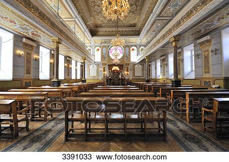 Interior shot of an empty synagogue, Tbilisi, Georgia View Large Photo Image Stock Image - Interior shot of an empty synagogue, Tbilisi, Georgia . Fotosearch