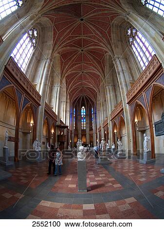 Stock Image - Interiors of church, Friedrichswerder Church, Berlin, Germany . Fotosearch