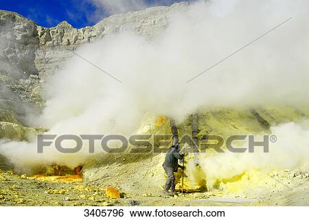 Kawah Ijen, Java, Indonesia, Asia View Large Photo Image Stock Photograph - Kawah Ijen, Java, Indonesia, Asia . Fotosearch