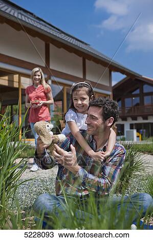 Stock Image - Lehner energy house, Poing, Bavaria, Germany, Europe . Fotosearch