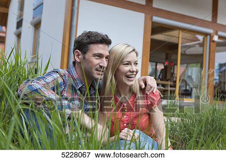 Stock Photo - Lehner energy house, Poing, Bavaria, Germany, Europe . Fotosearch