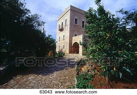 Low angle view of building, Areopoli, Mani, Peninsula, Europe View Large Photo Image Stock Image - Low angle view of building, Areopoli, Mani, Peninsula, Europe . Fotosearch