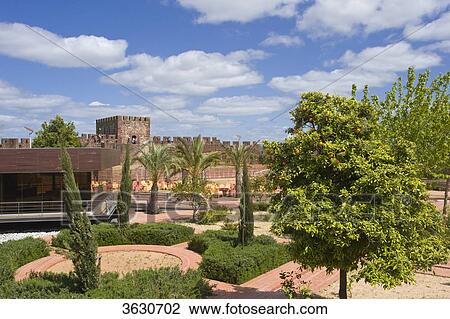 Stock Image - Moorish castle, Silves, Algarve, Portugal . Fotosearch