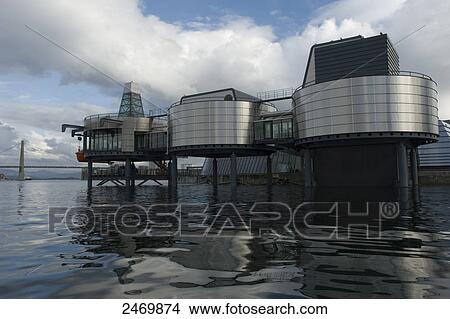 Museum in sea, Norsk Oljemuseum, Stavanger, Rogaland County, Norway  View Large Photo Image Picture - Museum in sea, Norsk Oljemuseum, Stavanger, Rogaland County, Norway . Fotosearch