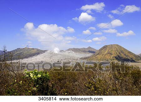 Picture - Nationalpark Bromo-Tengger-Semeru, Java, Indonesia, Asia . Fotosearch