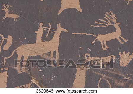 Newspaper Rock, Canyonlands National Park, Utah, USA View Large Photo Image Stock Photograph - Newspaper Rock, Canyonlands National Park, Utah, USA . Fotosearch