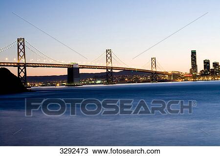 Oakland Bay Bridge, San Francisco, California, USA View Large Photo Image Stock Image - Oakland Bay Bridge, San Francisco, California, USA . Fotosearch