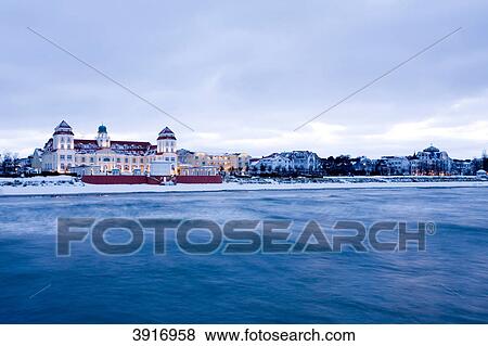 Stock Photo - Ostseebad Binz, Ruegen, Mecklenburg-Western Pomerania, Germany, Europe . Fotosearch