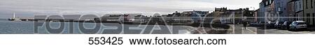 Stock Photography - Panoramic view of city at waterfront, Ards Peninsula, Northern Ireland, UK . Fotosearch
