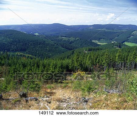 Panoramic view of mountain range, Germany View Large Photo Image Stock Image - Panoramic view of mountain range, Germany . Fotosearch