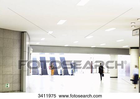 Stock Photography - Pedestrian underpass, Frankfurt am Main, Hessen, Germany, Europe . Fotosearch