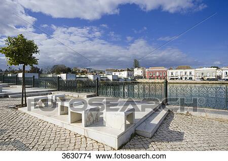Ponte Romana above Rio Gilao, Tavira, Algarve, Portugal View Large Photo Image Picture - Ponte Romana above Rio Gilao, Tavira, Algarve, Portugal . Fotosearch