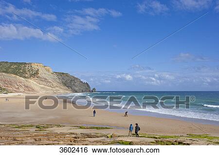 Stock Photograph - Praia da Luz, Algarve, Portugal . Fotosearch