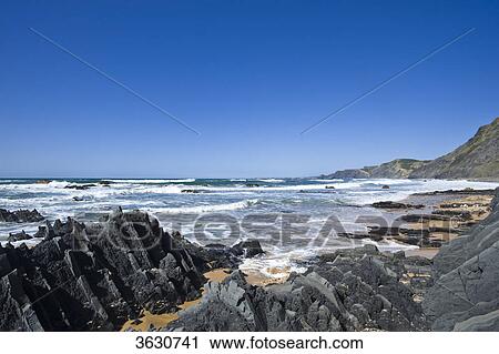 Praia do Castelejo, Vila do Bispo, Algarve, Portugal View Large Photo Image Stock Image - Praia do Castelejo, Vila do Bispo, Algarve, Portugal . Fotosearch