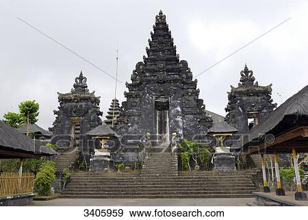 Pura Besakih Temple, Bali, Indonesien, Asia View Large Photo Image Stock Photo - Pura Besakih Temple, Bali, Indonesien, Asia . Fotosearch