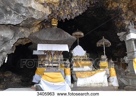 Stock Image - Pura Goa Lawah Temple, Bali, Indonesia, Asia . Fotosearch