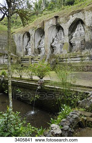 Stock Image - Pura Gunung Kawi Temple, Bali, Indonesia, Asia . Fotosearch