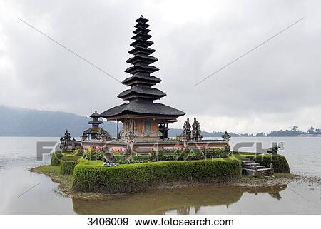 Pura Ulun Danu Bratan, Bali, Indonesia, Asia View Large Photo Image Stock Photo - Pura Ulun Danu Bratan, Bali, Indonesia, Asia . Fotosearch