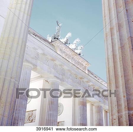 Quadriga, Brandenburg Gate, Berlin, Germany, Europe View Large Photo Image Stock Image - Quadriga, Brandenburg Gate, Berlin, Germany, Europe . Fotosearch