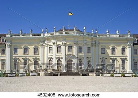 Stock Photo - Residenzschloss, Ludwigsburg, Baden-Wuerttemberg, Germany, Europe . Fotosearch