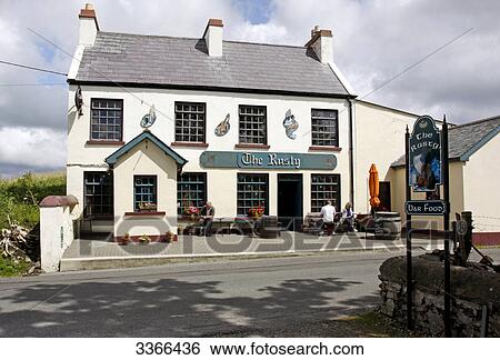 Stock Photograph - Restaurant in Killybegs, Ireland . Fotosearch