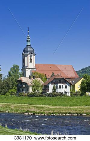 River Murg and parish church Sankt Laurentius, Gaggenau, Baden-Wuerttemberg, Germany, Europe View Large Photo Image Stock Image - River Murg and parish church Sankt Laurentius, Gaggenau, Baden-Wuerttemberg, Germany, Europe . Fotosearch