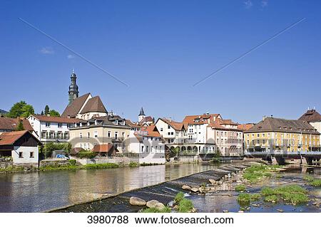 River Murg and Saint Jacobs Church, Gernsbach, Baden-Wuerttemberg, Germany, Europe View Large Photo Image Stock Photo - River Murg and Saint Jacobs Church, Gernsbach, Baden-Wuerttemberg, Germany, Europe . Fotosearch