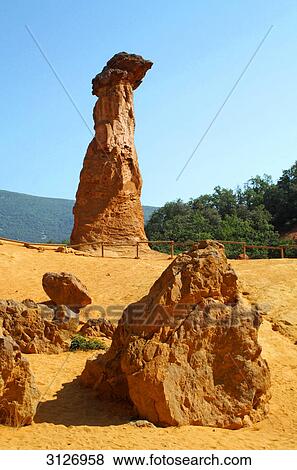 Stock Photo - Rock formation, Vaucluse, France . Fotosearch