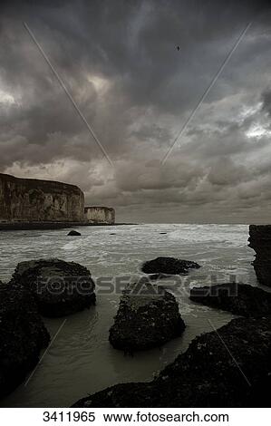 Rocky coast of Yport, Normandy, France, Europe View Large Photo Image Stock Photography - Rocky coast of Yport, Normandy, France, Europe . Fotosearch