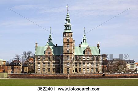 Rosenborg Castle in Copenhagen, Denmark View Large Photo Image Stock Image - Rosenborg Castle in Copenhagen, Denmark . Fotosearch