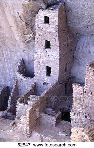 Ruins of Indian settlement at archaeological site, Mesa Verde National Park, Colorado, USA View Large Photo Image Stock Photo - Ruins of Indian settlement at archaeological site, Mesa Verde National Park, Colorado, USA . Fotosearch
