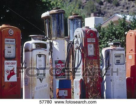 Rusted fuel pumps in row, New Mexico, North America, USA View Large Photo Image Stock Image - Rusted fuel pumps in row, New Mexico, North America, USA . Fotosearch