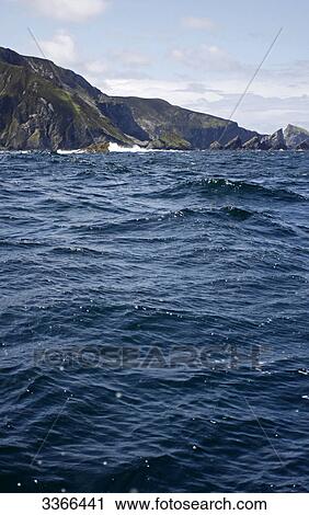 Sea with rocky coast in the background, Donegal, Ireland View Large Photo Image Stock Image - Sea with rocky coast in the background, Donegal, Ireland . Fotosearch