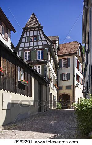 Spital street, Schiltach, Baden-Wuerttemberg, Germany, Europe View Large Photo Image Stock Image - Spital street, Schiltach, Baden-Wuerttemberg, Germany, Europe . Fotosearch