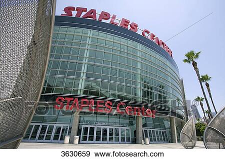 Staples Center, Los Angeles, California, USA View Large Photo Image Stock Photo - Staples Center, Los Angeles, California, USA . Fotosearch