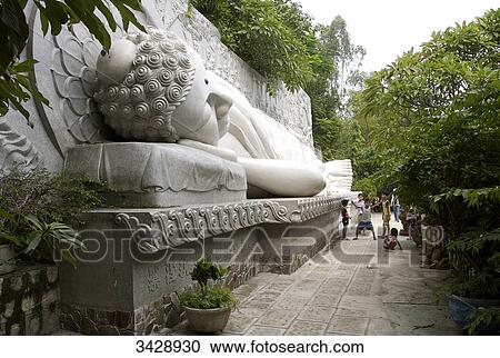 Statue of reclining buddha, Nha Trang, Vietnam View Large Photo Image Stock Image - Statue of reclining buddha, Nha Trang, Vietnam . Fotosearch
