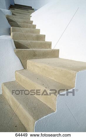 Steps in house, Santorini, Greece View Large Photo Image Stock Photo - Steps in house, Santorini, Greece . Fotosearch
