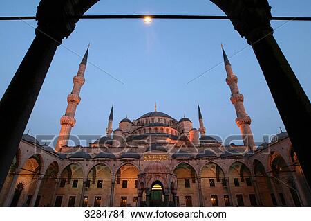 Picture - Sultan Ahmet Mosque, Istanbul, Turkey . Fotosearch