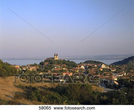 Town on lakeside, Lake Balaton, Hungary View Large Photo Image Stock Photography - Town on lakeside, Lake Balaton, Hungary . Fotosearch