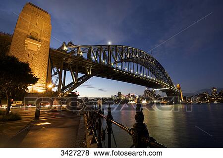 View of the Sydney Harbour Bridge, Sydney, Australia View Large Photo Image Stock Photo - View of the Sydney Harbour Bridge, Sydney, Australia . Fotosearch