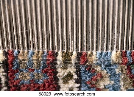 Wood loom for weaving carpet View Large Photo Image Stock Photo - Wood loom for weaving carpet . Fotosearch