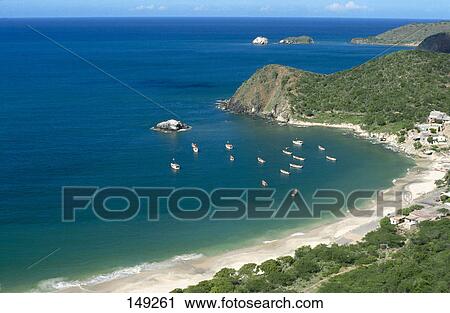 Aerial view of coastline, Margarita Island, Venezuela View Large Photo Image Stock Image - Aerial view of coastline, Margarita Island, Venezuela . Fotosearch