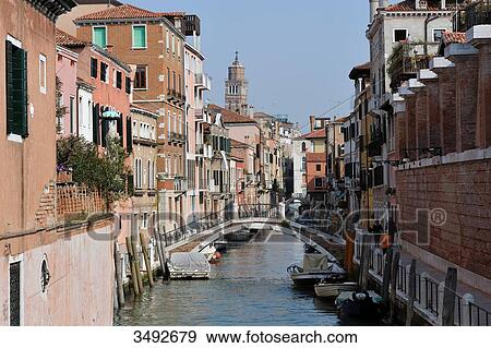Stock Photo - Alley, Venice, Italy, Europe . Fotosearch