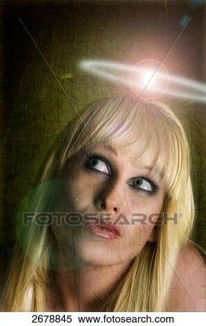 blonde woman, portrait View Large Photo Image Stock Photography - blonde woman, portrait . Fotosearch
