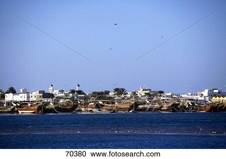 Boats on beach, Sur, Gulf of Oman, Oman, United Arab Emirates View Large Photo Image Stock Image - Boats on beach, Sur, Gulf of Oman, Oman, United Arab Emirates . Fotosearch